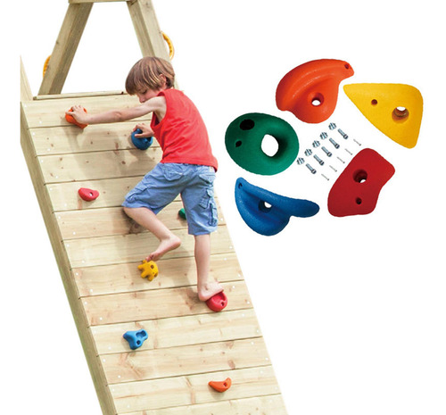 5x Suportes De Escalada Para Crianças, Kits De Médio