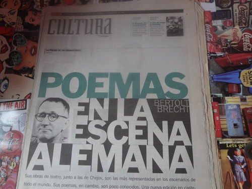 Cultura Clarin 1999 Bertolt Brecht Winchester Bordeau