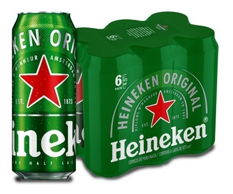 Imagen 1 de 5 de Cerveza Heineken 473ml Six Pack 6u - On The Rocks