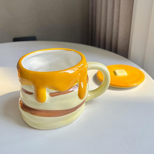 Taza De Café Con Asa Y Tapa Espresso Latte Mug Bebidas Taza