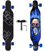 Comprar Longboard + Llave T Llanta 70mm Maple Canada + Bambú 7 Capas