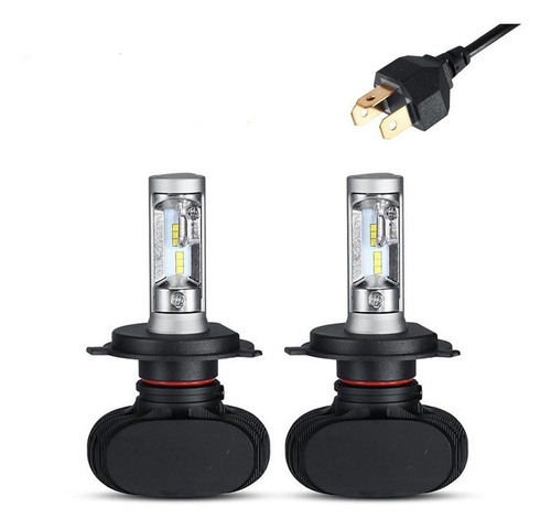 2x Bombillos Led H4 8000 Lumens Carro/moto+cargador Carro.