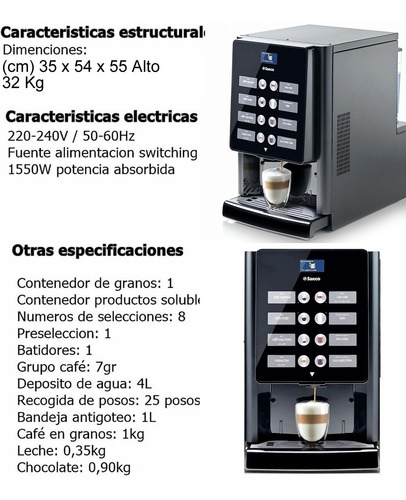 Imagen 6 de 8 de Saeco Iperautomatica Cafetera Express Automatica Vending