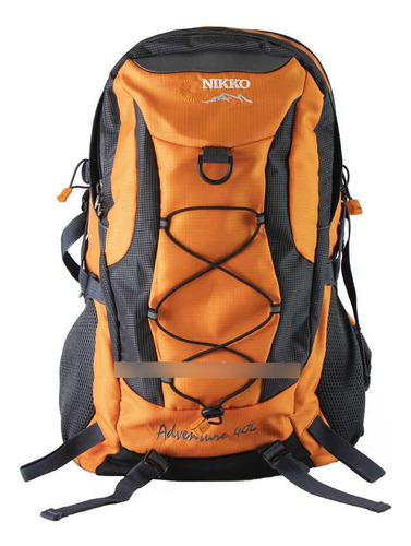 Mochila 40 Litros Outdoor Trekking Viaje + Cobertor (naranj)