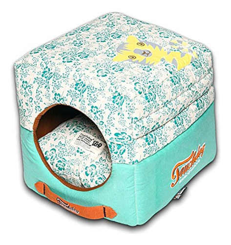 Touchdog 'floral-galoral' Convertible Cuadrado 2-en-1 Diseña