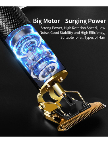 Maquina De Cortar Pelo Con 4 Peines Trimmer Pro De Viaje