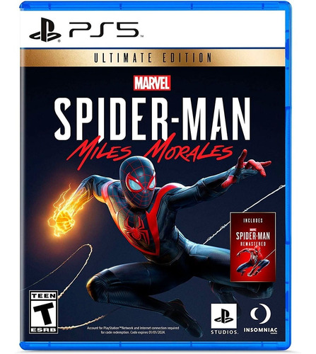 Spiderman Miles Morales Ultimate Edition Ps5 Juego Fisico