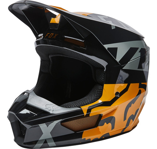 Imagen 2 de 5 de Casco Motocross Fox - V1 Skew #27999