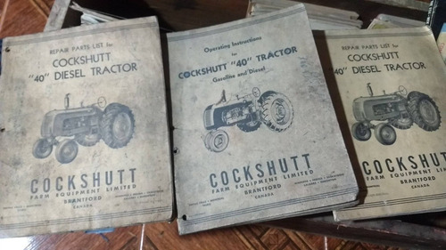 Folleto Revista Catalogo Lote 3 Tractor Cockshutt 