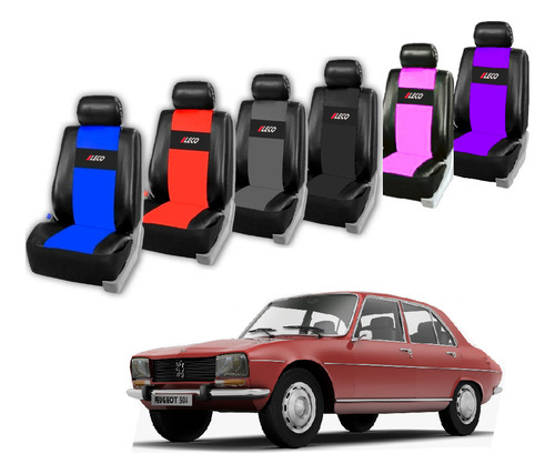 Funda Cubre Asiento Cuero Ecologico Peugeot 504 Butaca Ancha