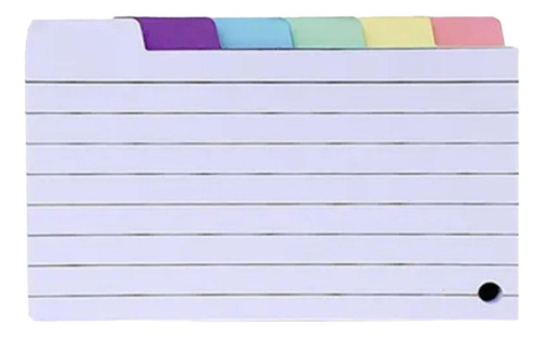 Conjunto De Separadores De Tarjetas De Índice Con Pestañas