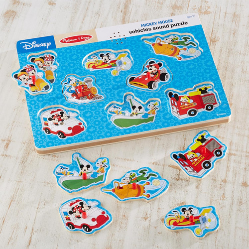 Vehículos De Mickey Mouse Y Sus Amigos De Melissa & Doug Dis