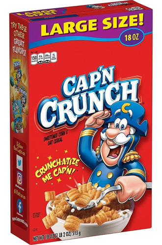 Cereal Capn Crunch Breakfast Ls