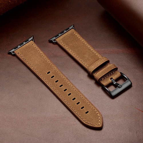 Malla Cuero Para Apple Watch (42/44mm) Ouheng [7rkm2whf