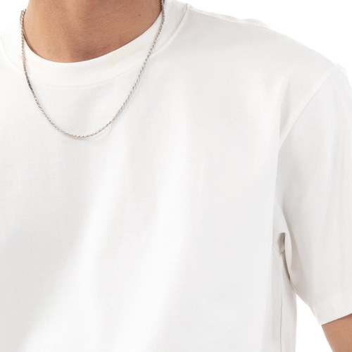 Playera De Algodón Box Fit Para Hombre Quarry