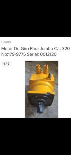 Motor De Giro Para Jumbo 320 Cat 