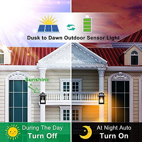 Paquete De 2 Lámparas Solares Para Exteriores - Sensor De Mo
