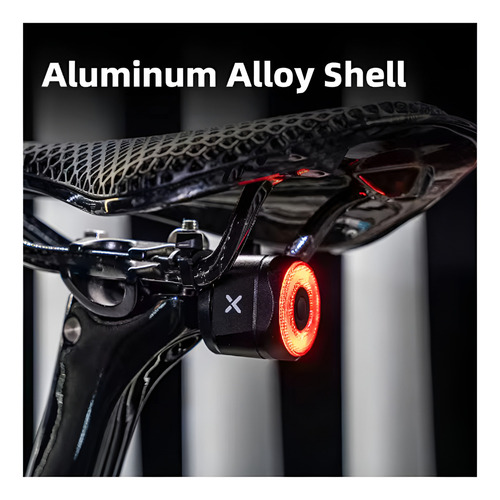 Luz De Freio Inteligente Sincronizada Xoss Xr Pro Smart Bike Preto