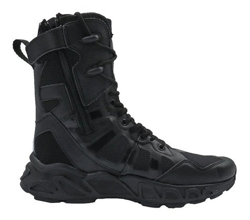 Botas Tácticas Policial Militar Marca Panther Cierre Lateral