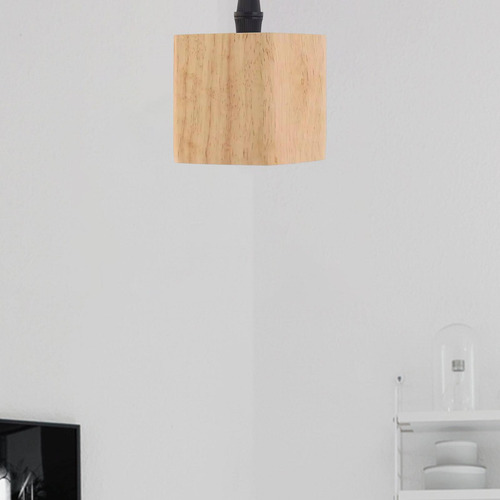 Soporte De Lámpara Led De Madera Del 6,2 Cm X 6,5 Cm