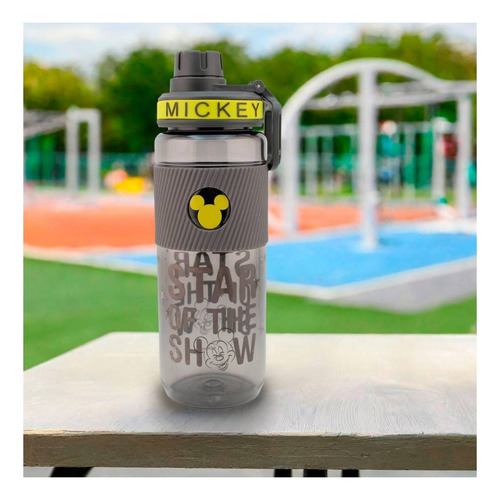 Juego De Botellas Fun Kids Disney Mickey Mouse 2 Pzas Color Negro Y Beige