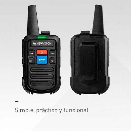 Imagen 5 de 10 de Walkie Talkie Handy Newvision Infantil Para Niños Juguete