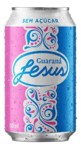 Guarana Jesus Refrigerante Versão Zero Pack 6 350ml Latas