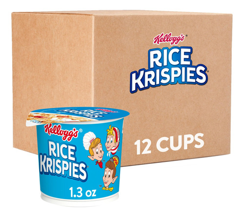 Kellogg's Rice Krispies - Vasos De Cereales Para Desayuno, A