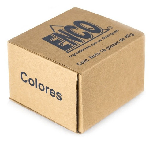 Imagen 3 de 4 de Kit 16 Colores Gel 40grms Enco