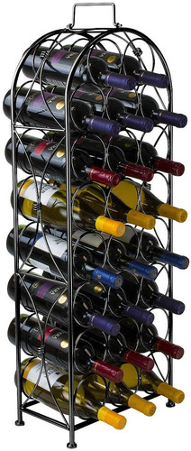 Cava Soporte Vinos Metalica Estilo Frances 23botellas