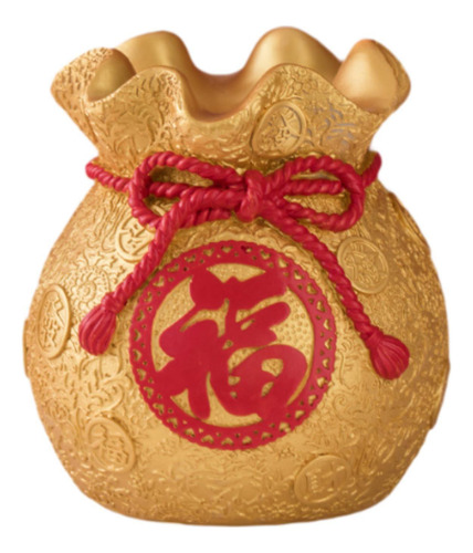 Alcancía Con Forma De Bolsa De La , Altura Del Oro 15cm