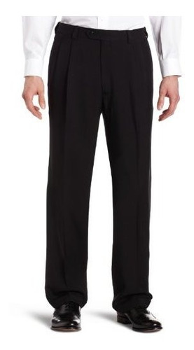 Haggar Eclo Stria Pantalon De Vestir Con Cintura Expandible