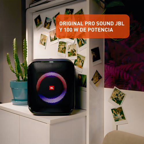 Parlante JBL PartyBox Partybox Encore Essential con 2 Microfonos