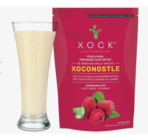 Xock® Polvo Para Preparar Jugo Detox