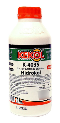 Hidrolaca Satinada Hidrokol Kekol K4035 Todo Piso Madera 1l