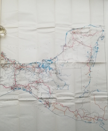 Mapa Antiguo Guía De Los Caminos De México N° 6 (no Copia) 