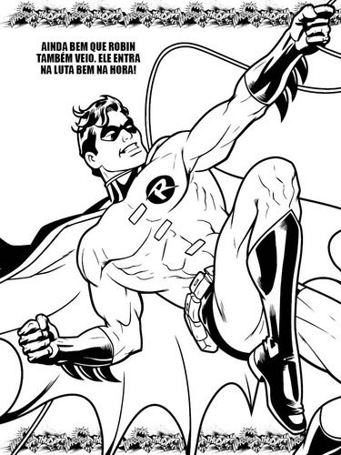 Batman Livro Para Pintar Com Aquarela. On Line Editora, Capa Mole Em Português