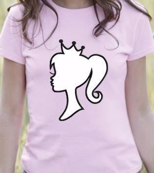 Remera Niña Barbie Todos Los Talles Opcional: Personalizada