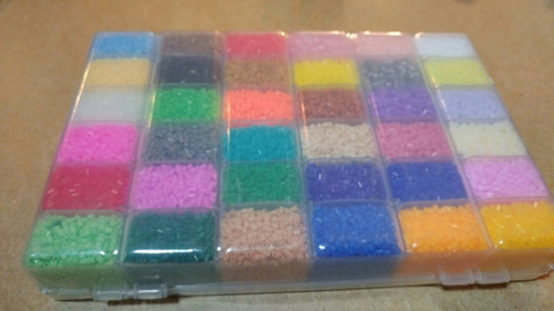 Hama Perler Beads Caja 66000 Piezas Mini 2,6 Mm Placa Papel