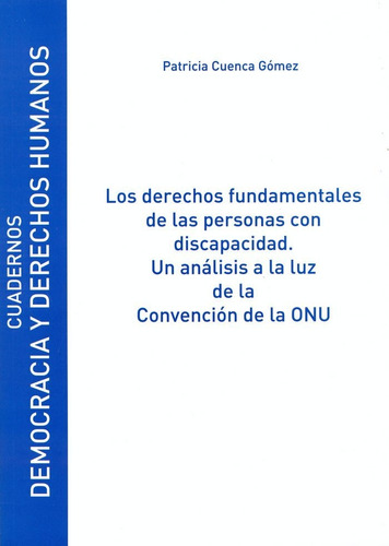 Derechos Fundamentales De Las Personas Con Discapacidad. ...