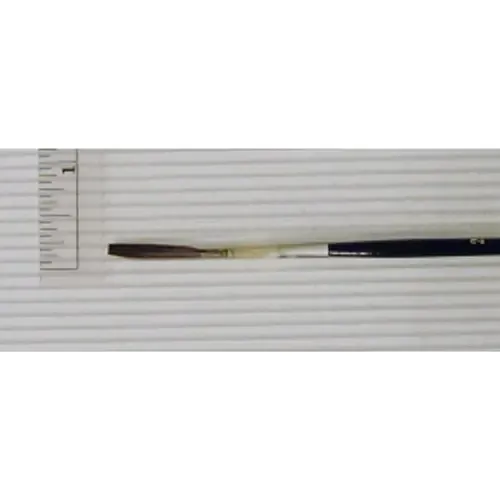 Andrew Mack Series 189L Grey Quill Lettering Brush - Pack Of 2, Handmade In France/Germany