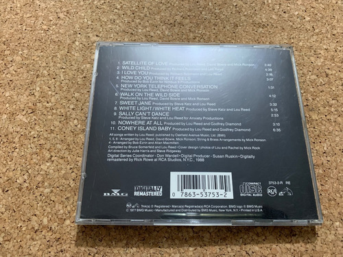 Imagen 2 de 5 de Cd- Walk On The Wild Side: The Best Of Lou Reed