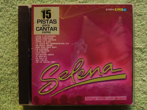 Eam Cd 15 Pista Para Cantar Como Selena 2002 Tex Mex Karaoke