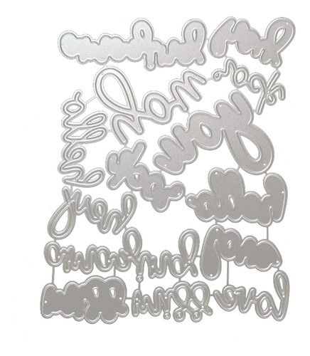 (2812a) Wishes Metal Die Cut Congrate Die Cutting Embossing