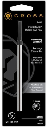 Tanque De Tinta Para Bolígrafos Cross Rolling Ball Pen - Unidad De 1 Unidades Tinta Color Azul, Rojo O Negro