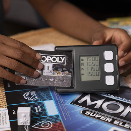 Juego De Mesa Monopoly Super Banco Electrónico Recompensas