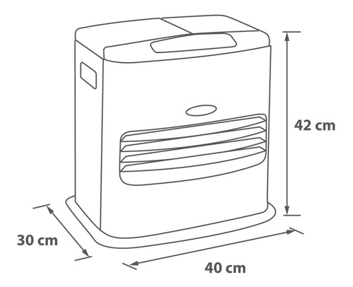 Estufa Láser A Kerosene Tenki Sfh-3001 2600kcal/h 4lts 60m2