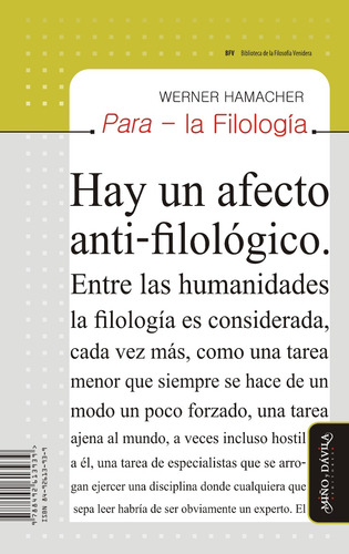 Para - La Filología / 95 Tesis Sobre Filología