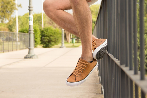 Imagen 7 de 10 de Zapatillas Urbanas Cuero Vacuno Premium Hombre Mujer Dama