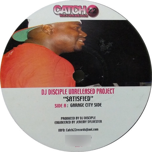 Vinilo Maxi - Dj Disciple Unreleased Project - Satisfied 